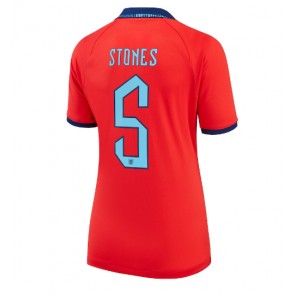 England John Stones #5 Replika Udebanetrøje Dame VM 2022 Kortærmet